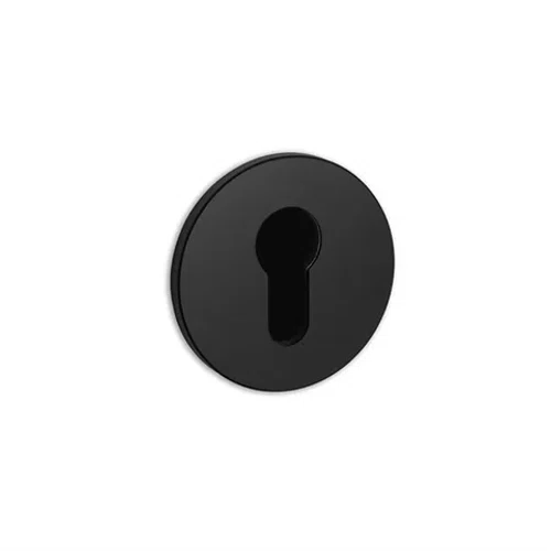 Black Buster+Punch Euro Escutcheon