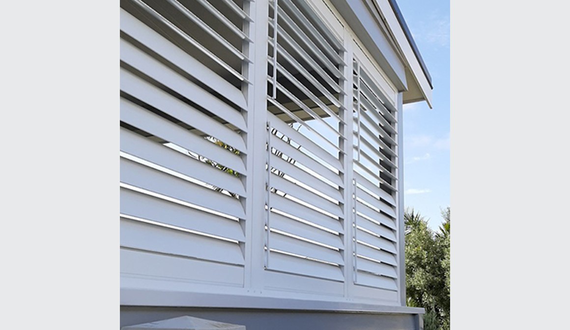 Exterior Fixed Aluminium Shutters External Louvres and Shutters NZ