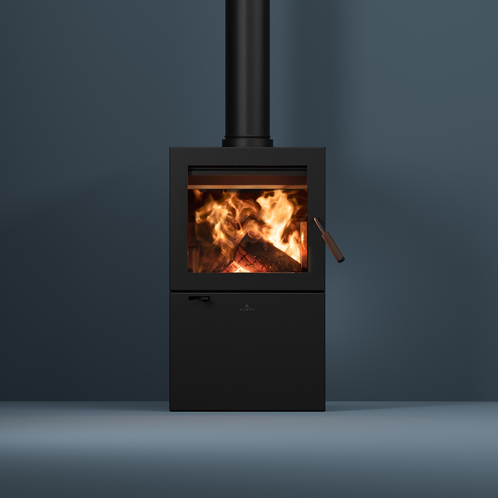 Maxen Cargill 350 Freestanding Wood Fireplace ArchiPro NZ