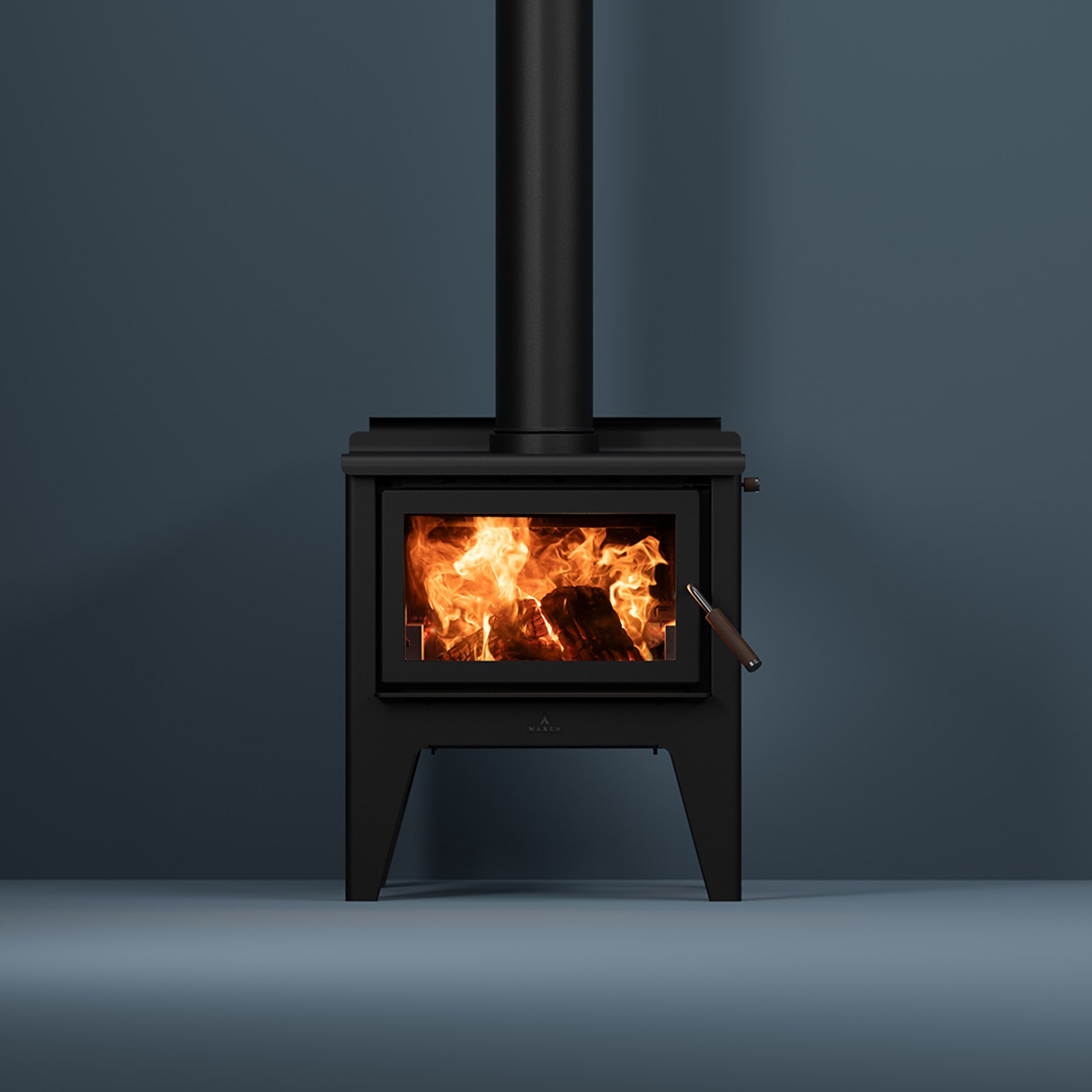 Maxen Kinmont 350 Freestanding Wood Fireplace ArchiPro NZ