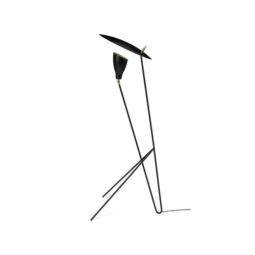 Black Noir Silhouette Floor Lamp