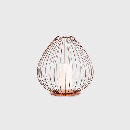 Glossy Bronze Cell Floor Lamp