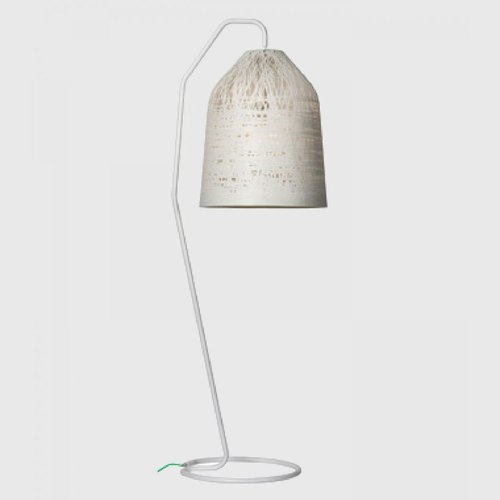 White Black Out Floor Lamp