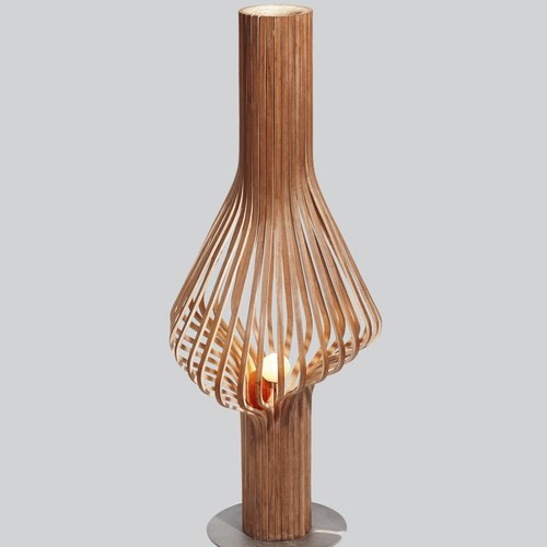 Smoked Oak Diva Floor Lamp