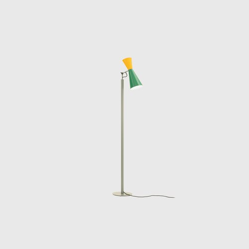 Green/Yellow Parliament Floor Lamp