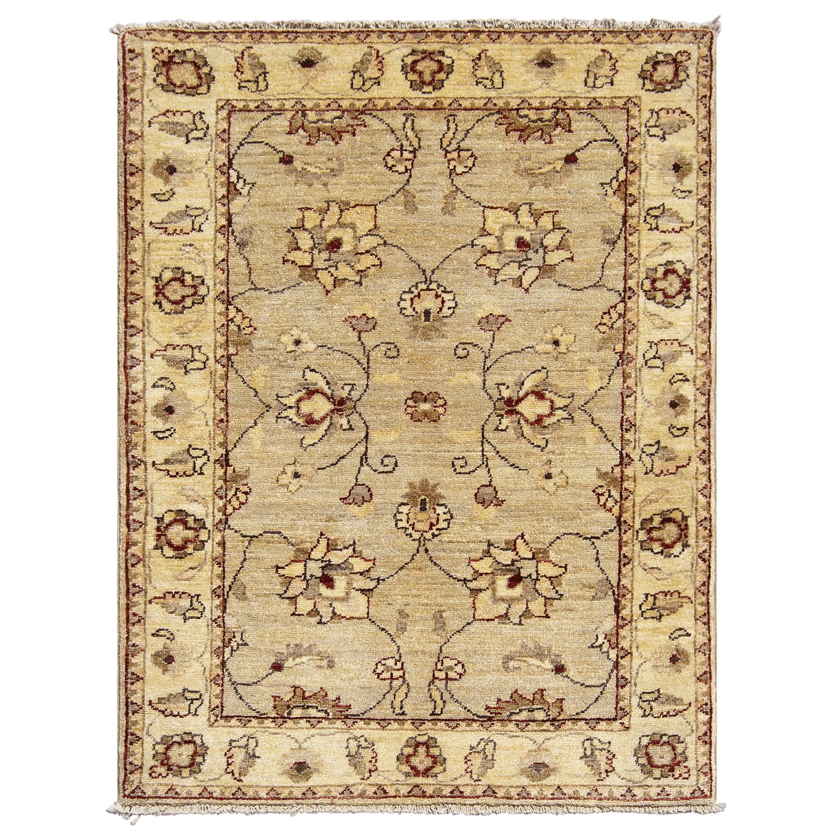 Fine Hand knotted Wool Small Rug 79cm x 120cm ArchiPro NZ