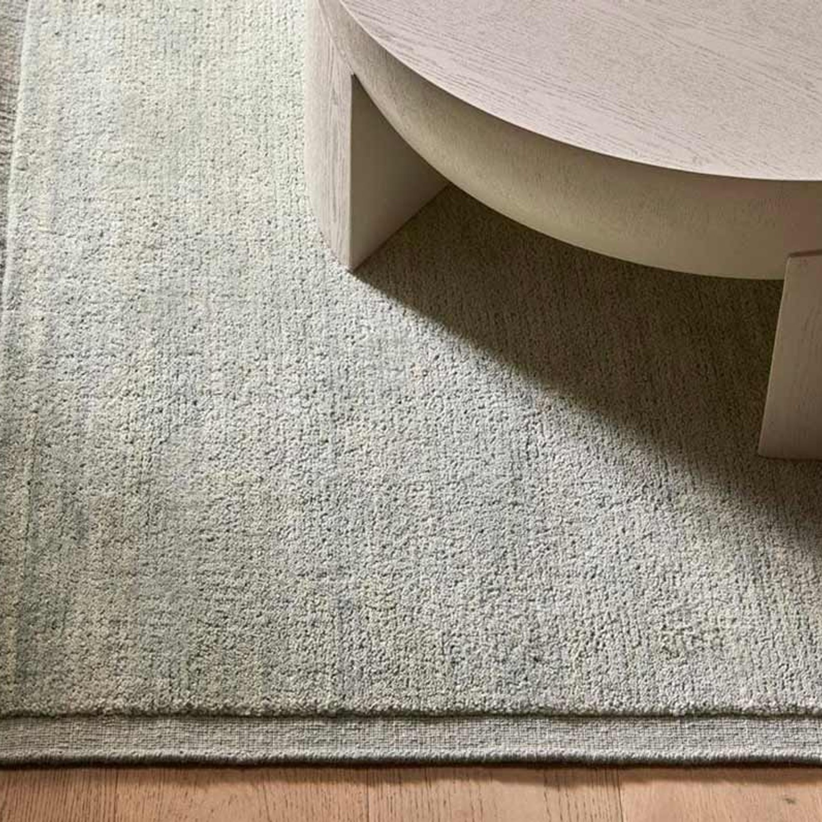 Soren Liv Bower Frame Rug - Seafoam | ArchiPro NZ