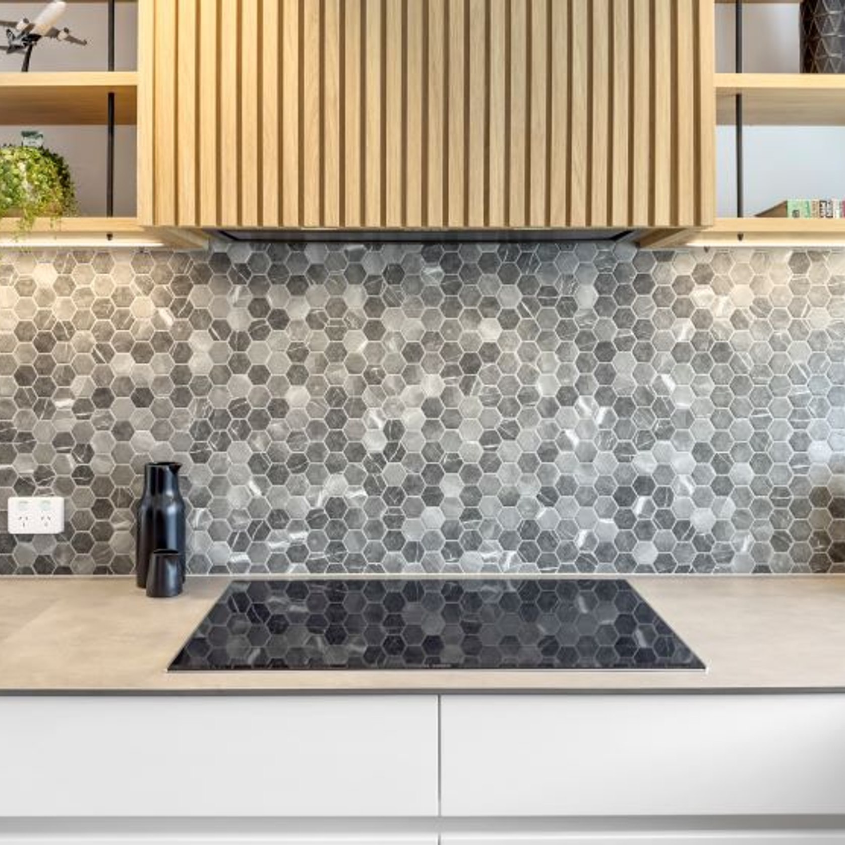 Hexagon Xl Grafito Matte Floor & Wall Tiles | ArchiPro NZ