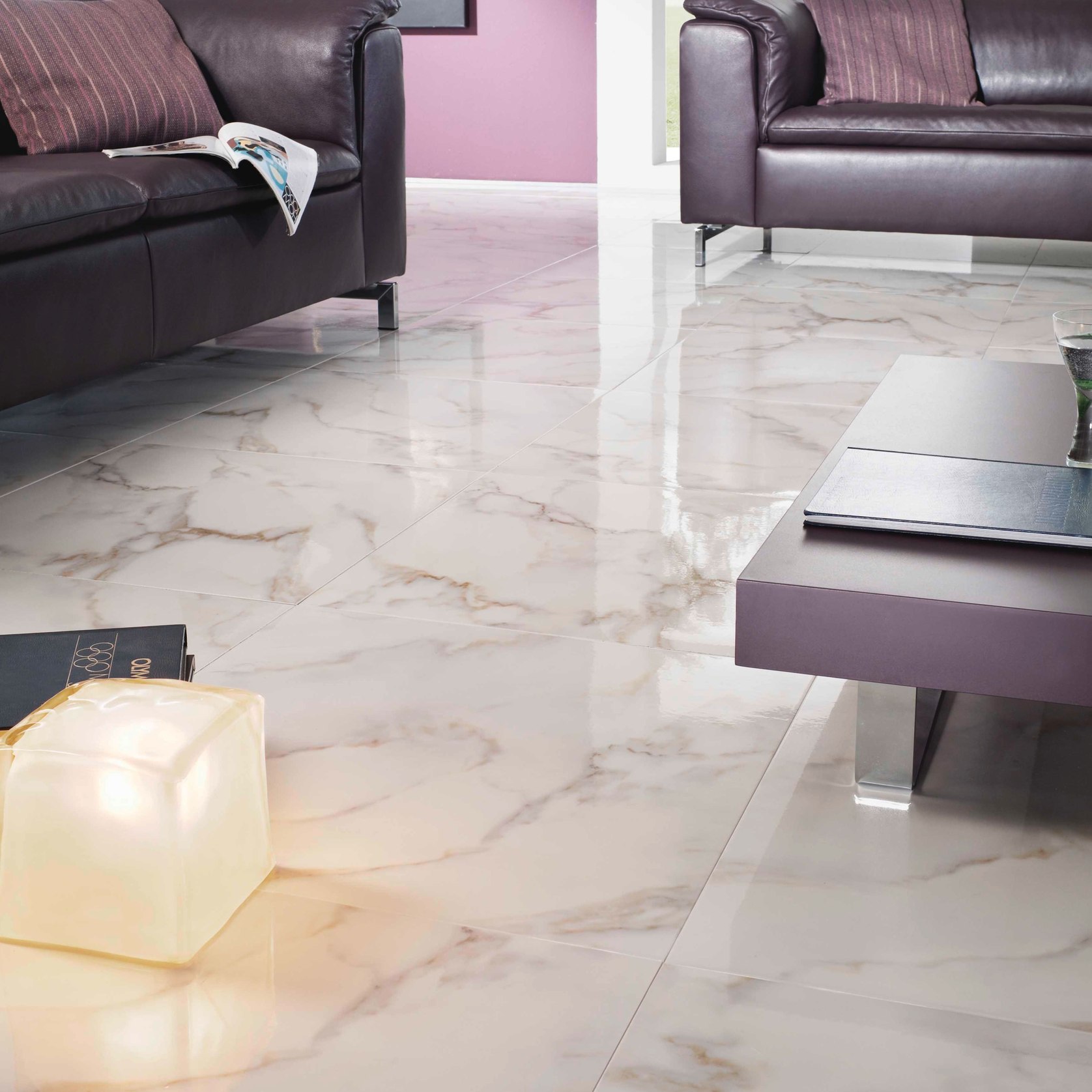 Glossy Marble Stone Tile ArchiPro NZ