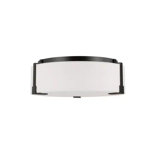 Aged Iron Visual Comfort Studio Bergen Flush Mount