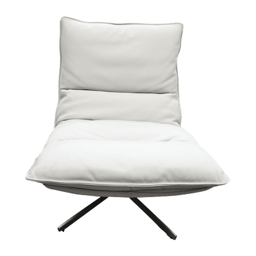 Stone Staten Leather Swivel Chair