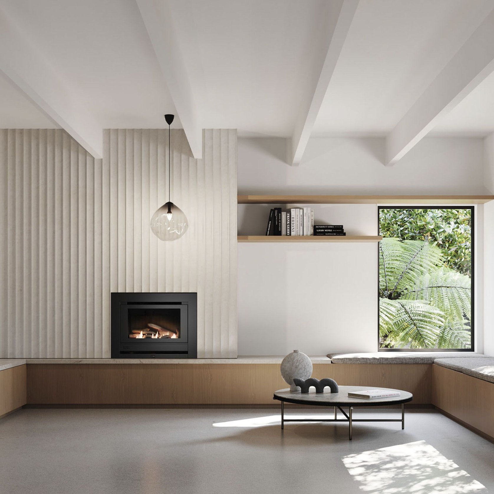 Rinnai Novo Inbuilt Gas Fireplace | ArchiPro NZ