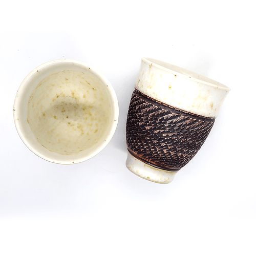 White Freckle With Chattering Beakers with Chattering