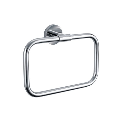 Brushed Nickel Evoke Towel Ring