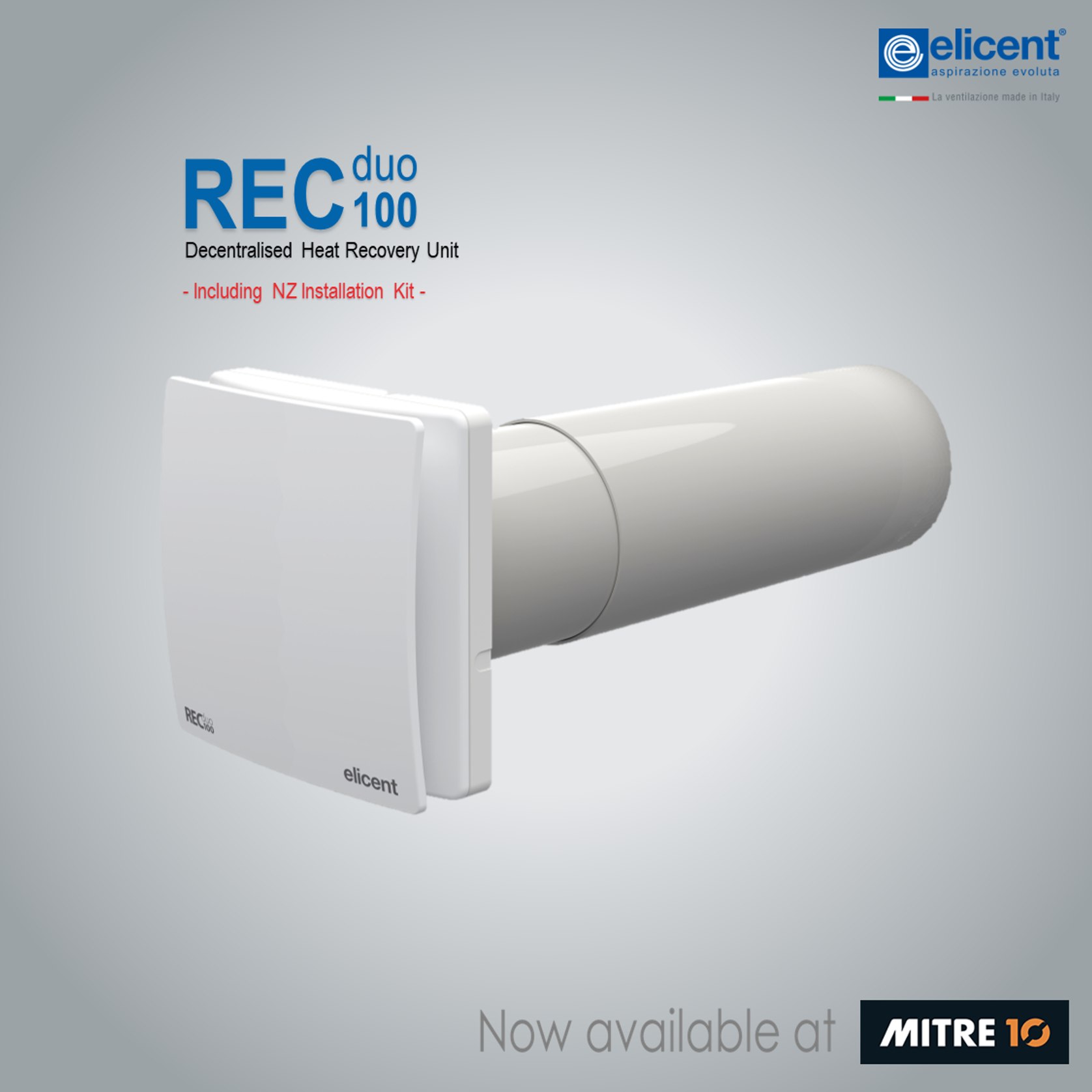 REC-Duo 100 - Decentralized Ventilation System | ArchiPro NZ