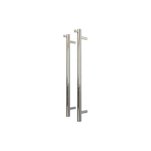 Chrome Polo Vertical Towel Rail - 1100mm
