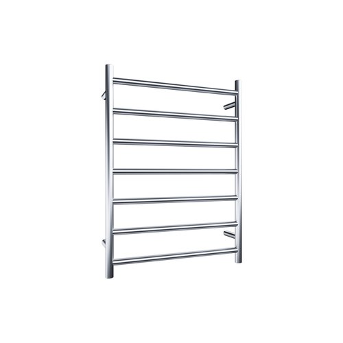 Chrome Evoke 7-Bar Heated Towel Rail - 600mm