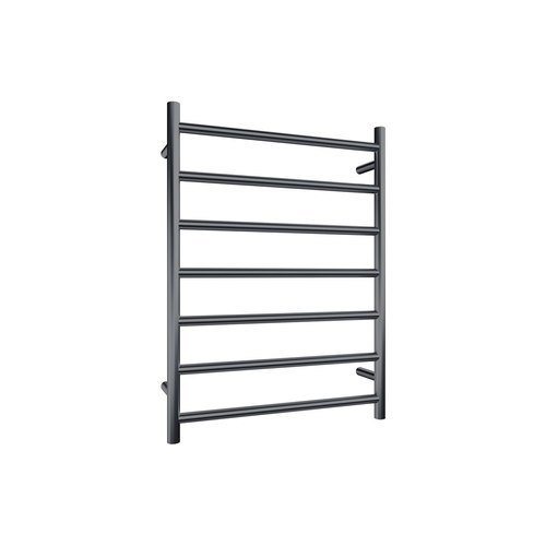 Gunmetal Evoke 7-Bar Heated Towel Rail - 600mm