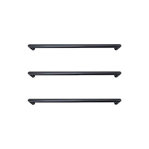 Gunmetal Toro Round Heated Towel Rail - 632mm