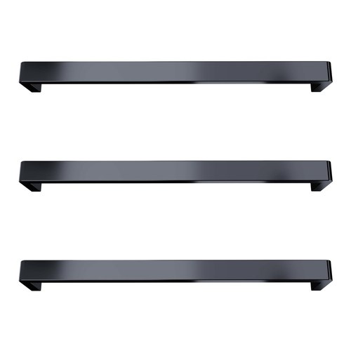 Gunmetal Vera Rounded Heated Towel Bar - 432mm