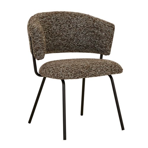 Coffee Bean/Matt Black Mimi Dining Chair
