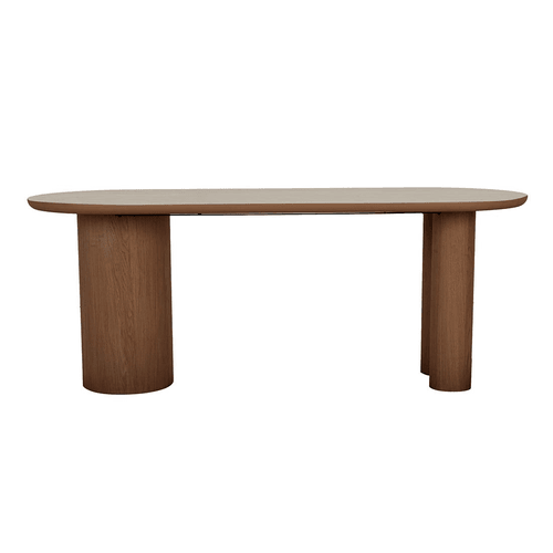 Walnut Seb Oval Desk
