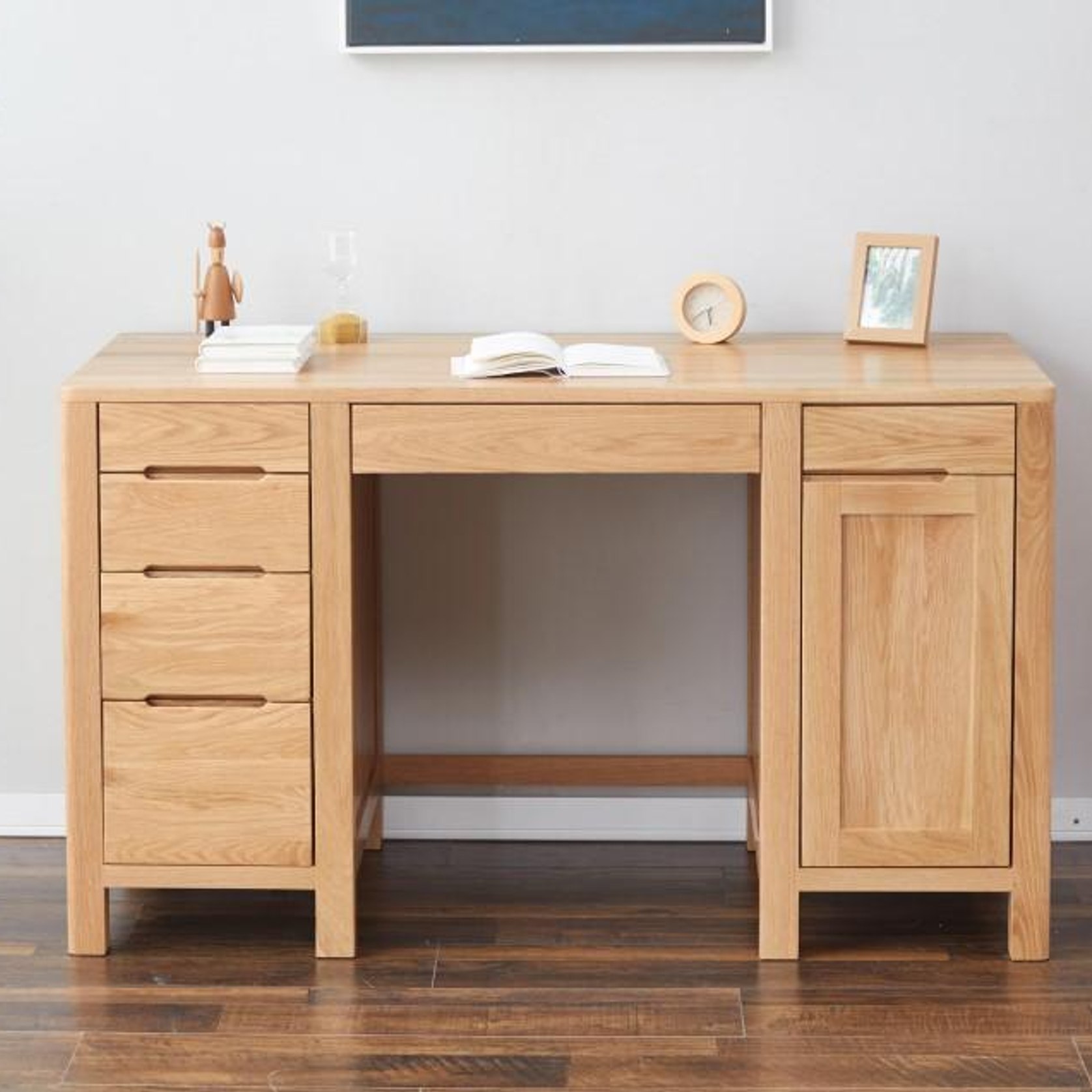 Humbie Solid Oak Computer Desk ArchiPro NZ