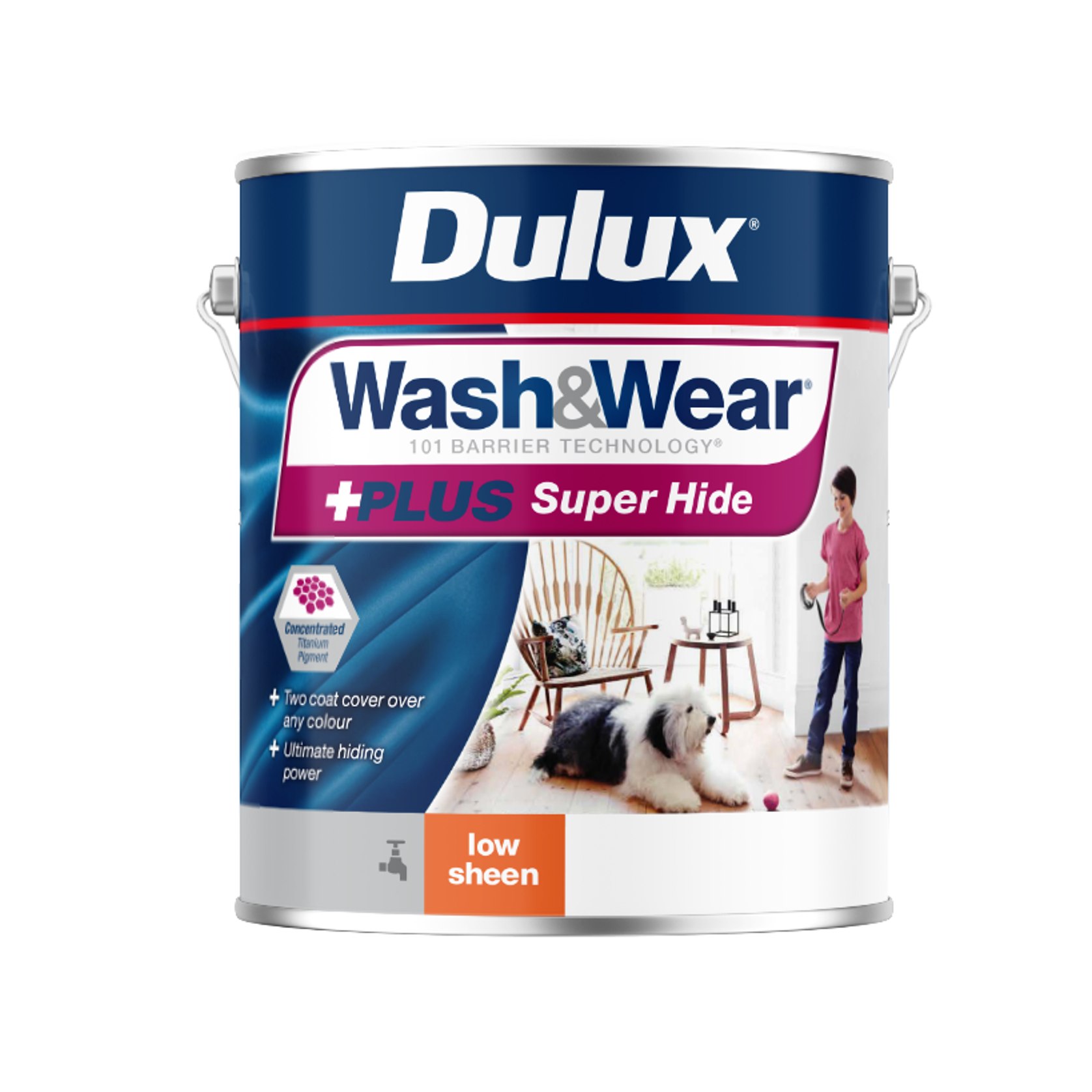 Wash&Wear® +PLUS Super Hide Low Sheen ArchiPro NZ