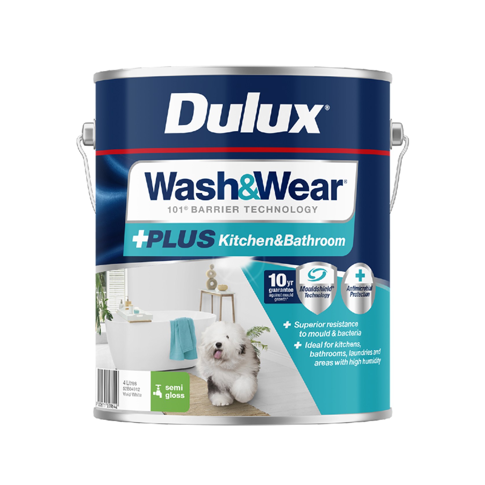Wash&Wear® +PLUS Kitchen&Bathroom Semi Gloss ArchiPro NZ