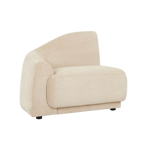 Soft Wheat Juno Pebble 1 Seater Left Arm Sofa