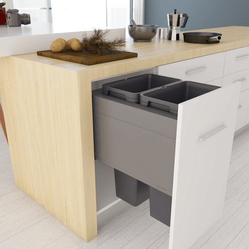 Umbra Grey & Charcoal Tanova Kitchen Bins To Suit Legrabox Drawers