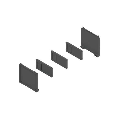 Orion Grey Bottle Set for Narrow Steel Frame