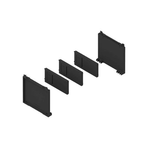 Carbon Black Bottle Set for Narrow Steel Frame