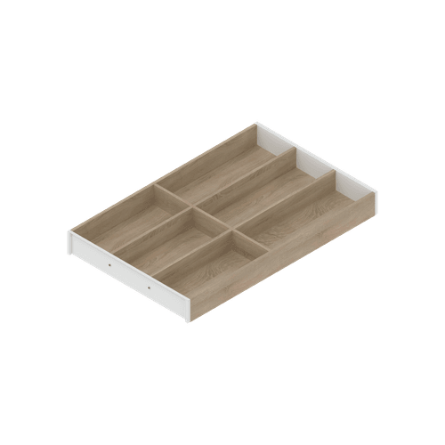 Bardolino Oak X Silk White Cutlery Insert - Wood Design | 472 x 300