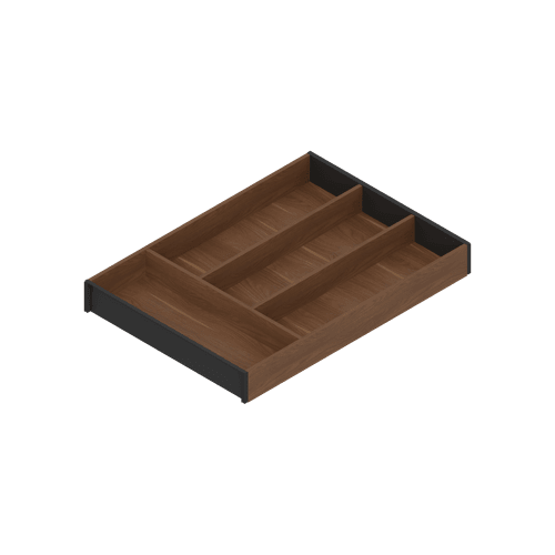 Tennessee Walnut X Carbon Black Cutlery Insert - Wood Design | 422 x 300