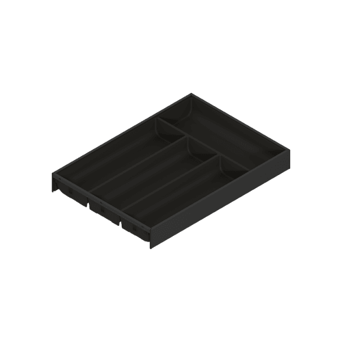 Carbon Black Cutlery Insert - Steel Design | 422 x 300