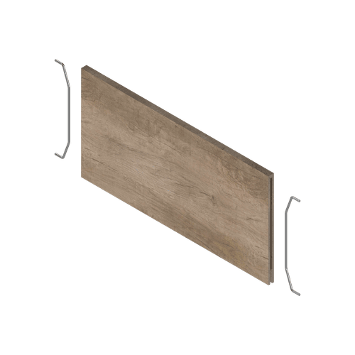 Nebraska Oak X Orion Grey Cross Divider for Long Deep Drawer Wooden Frames