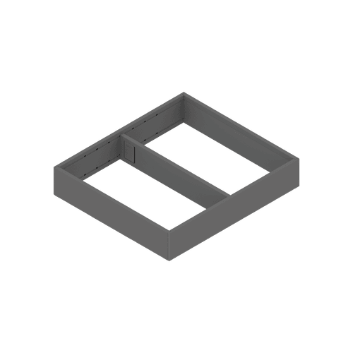 Orion Grey Short Frame - Steel Design | 272W x 242D x 50H