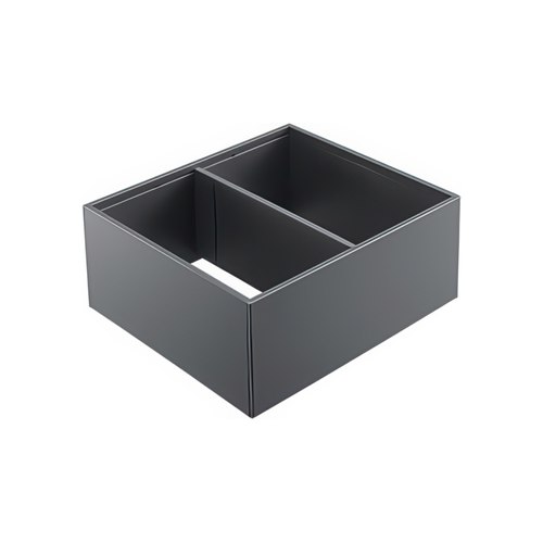 Orion Grey High Frame (Short) - Steel Design | 242W x 270D x 110H