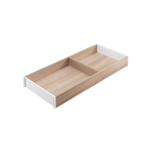 Bardolino Oak X Silk White Wide Frame - Wood Design | 472 x 200