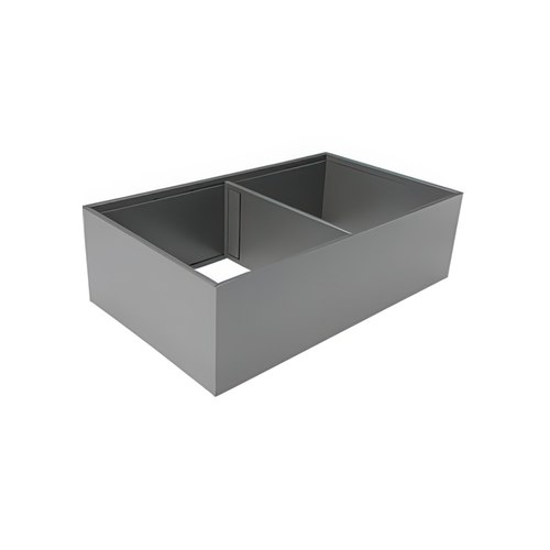 Orion Grey Long Deep Frame - Steel Design | 370 x 218