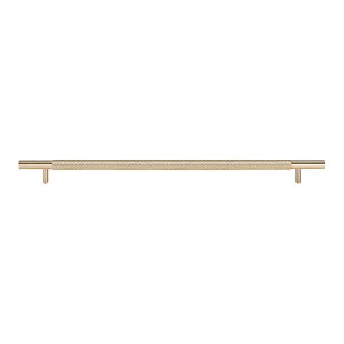 Champagne KT&CO Kitchen handles Knurled Bondi matt black / satin nickel / dark brushed brass/ champagne