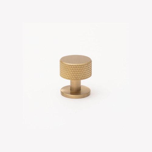 Brass Solid Brass Knurled Kitchen Drawer Knobs