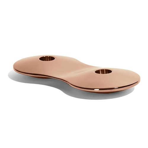 Rose Gold Cell Candle Holder Small