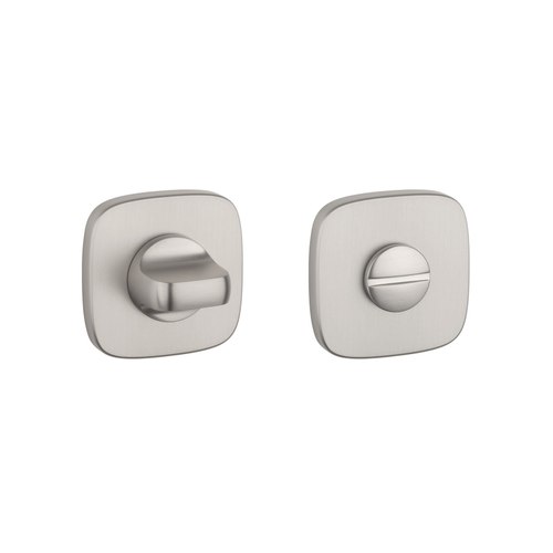 Matt Satin Brushed Nickel AS APRILE Privacy Turn QR Slim 7mm