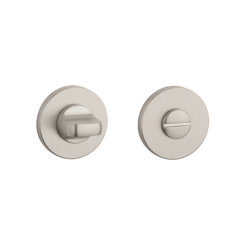 Matt Satin Brushed Nickel AS APRILE Privacy Turn R SLIM 7MM