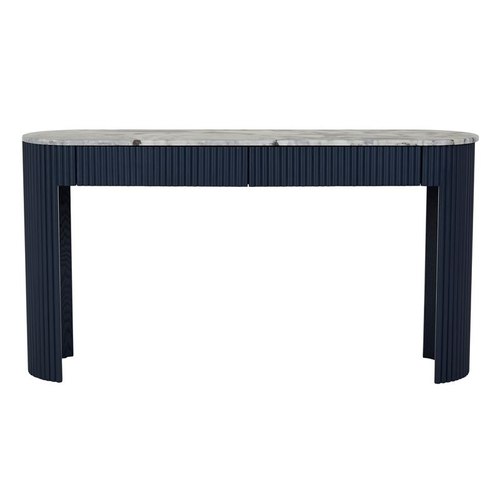 Matt Ocean Marble/Twilight Benjamin Ripple Grand Marble Console