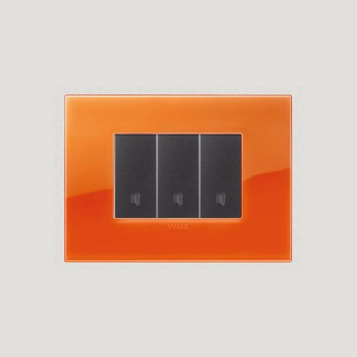 Orange Vimar Eikon Arke Light Switches | Reflex Technopolymer