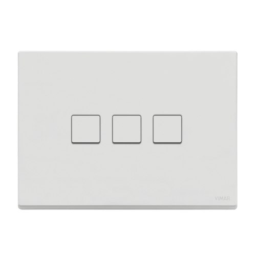 Flat Matt White Vimar Eikon Flat Light Switches