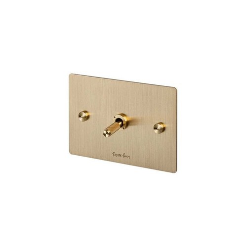 Brass Buster+Punch 1 Toggle Switch